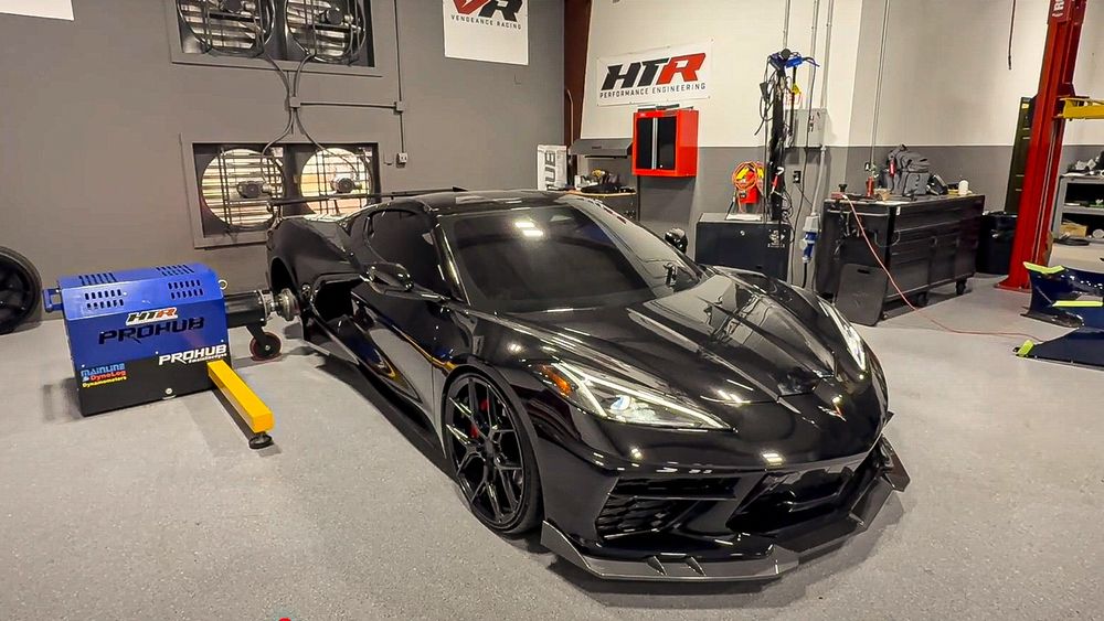 Adding a Performance Design intake on a mildly modified C8 Corvette picks up power.