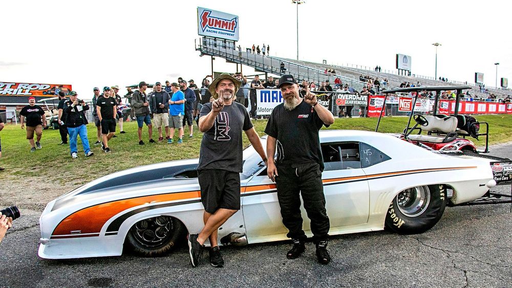 Tom Baiely unleashed a record performance during the 2025 Route 66 NHRA Nationals  in Peak Street Car Shootout.