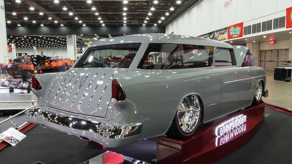002 1955 Chevrolet Chevy Nomad GrayMadder Gray Madder Ridler 2025 Sounther Comfort Winner Build