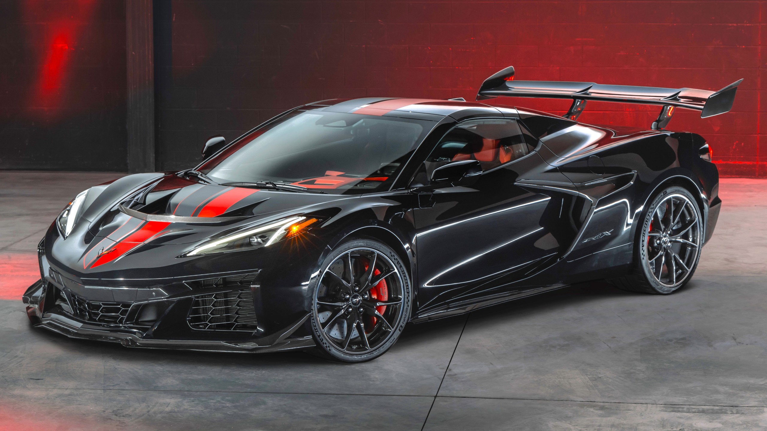 002 2026 chevy corvewtte zr1x black carbon fiber aero kit