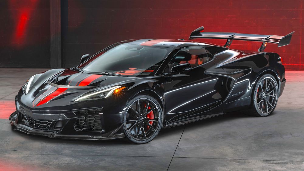 002 2026 chevy corvewtte zr1x black carbon fiber aero kit