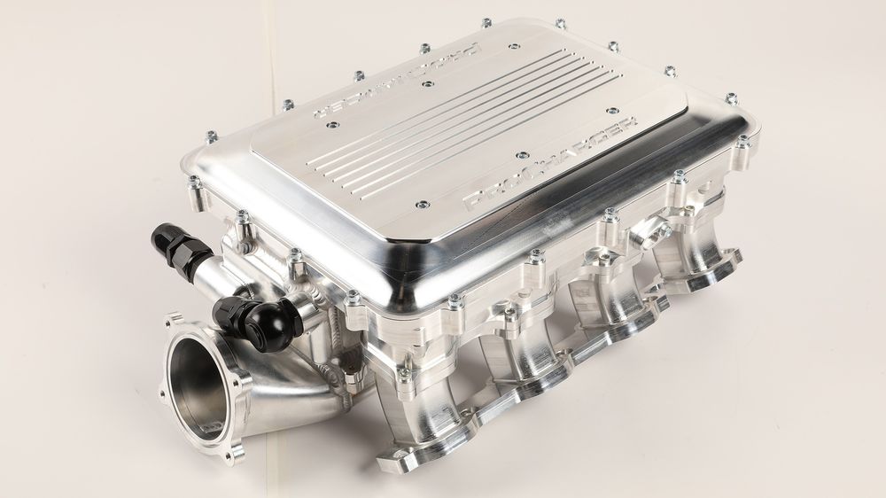 ProCharger and Scoggin Dickey Parts Center reveal the testing results of a new low-profile air-to-water intercooler intake manifold for LT engines.
