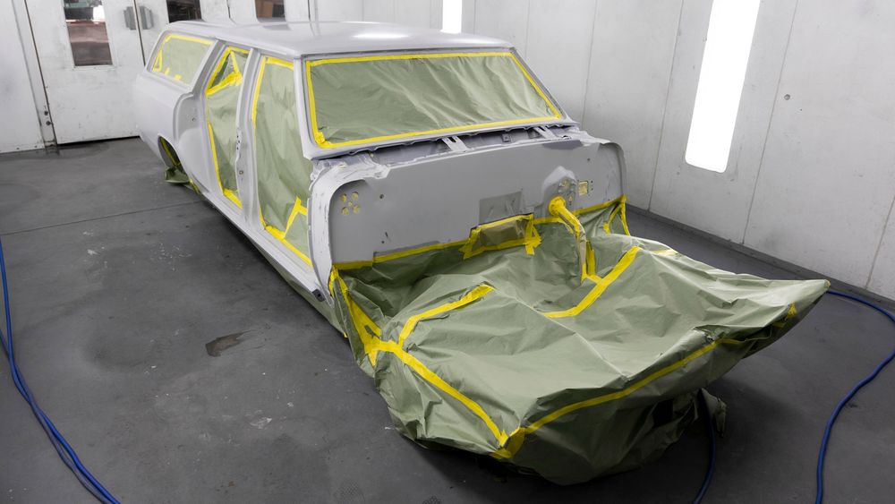003 1966 Chevelle Wagon Sarge Green Paint Waterbourn Old Anvil Speed