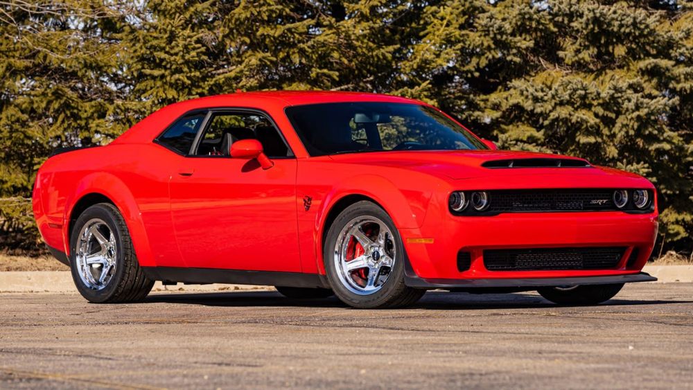 003 2018 dodge challenger srt demon red