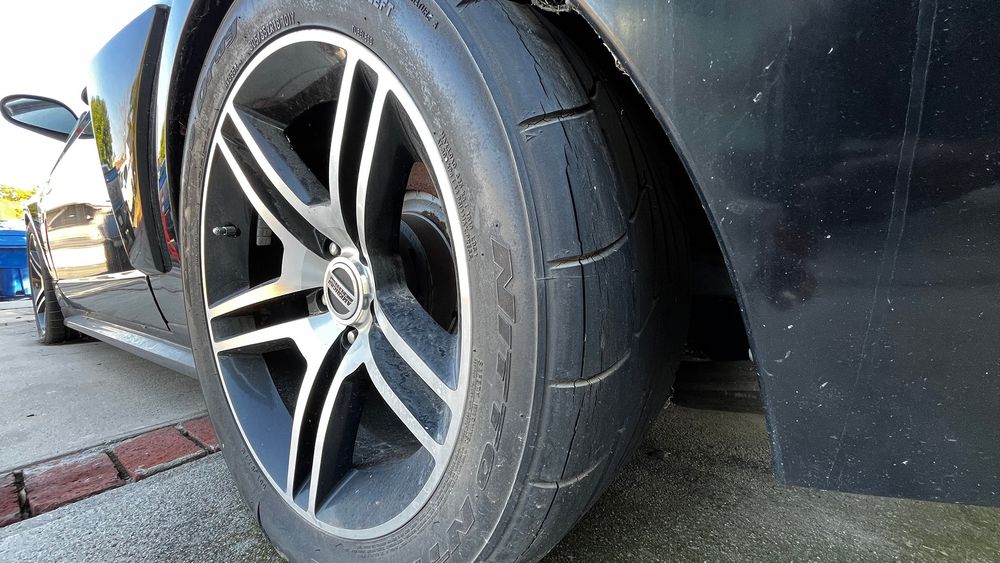 004 2002 ford new edge mustang gt build part 3 mickey thompson tires bad rear