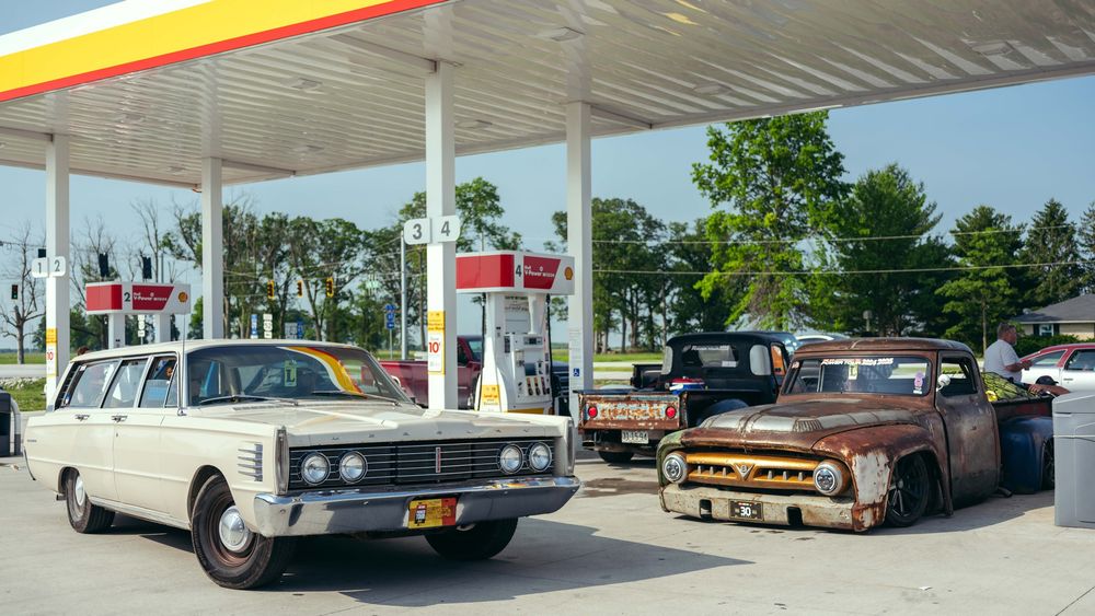 004 2025 HOT ROD Power Tour East Day Two 2 Route 66 Illinois Joliet dragway Cruise