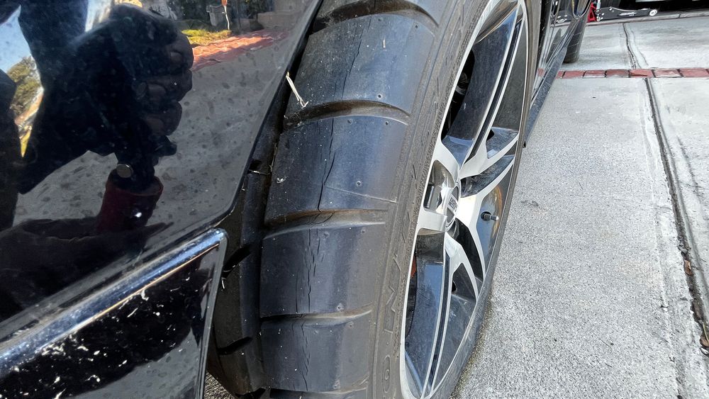 005 2002 ford new edge mustang gt build part 3 mickey thompson tires bad front