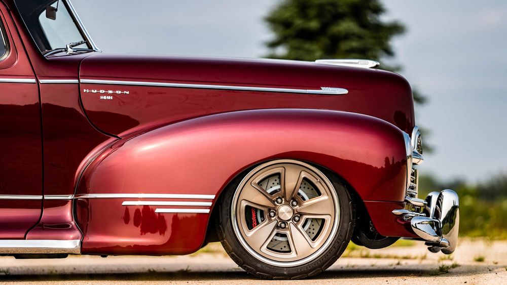 006 1947 Hudson Super Six Hemi Swapped V8 Schwartz Performance Custom