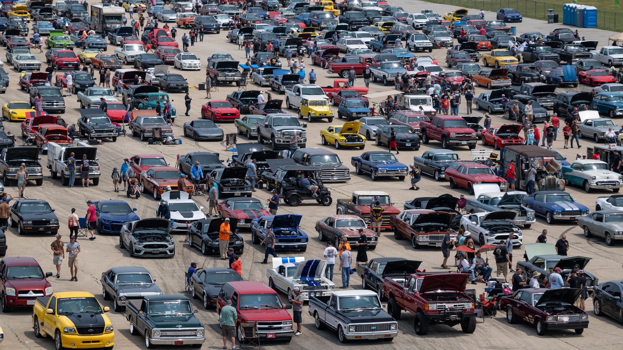006 2025 HOT ROD Power Tour East Day Two 2 Route 66 Illinois Joliet dragway Cruise