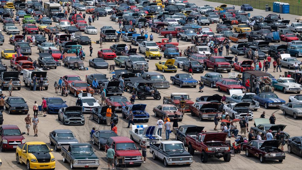 006 2025 HOT ROD Power Tour East Day Two 2 Route 66 Illinois Joliet dragway Cruise