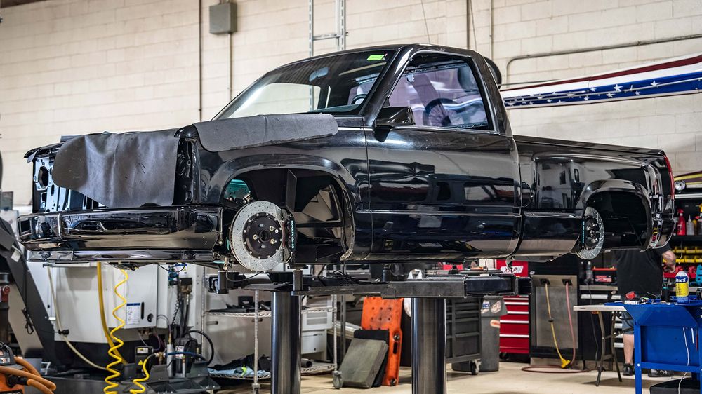 007 1990 Chevrolet Chevy OBS Truck Roadster Shop Build Low Pro Chassis TPI
