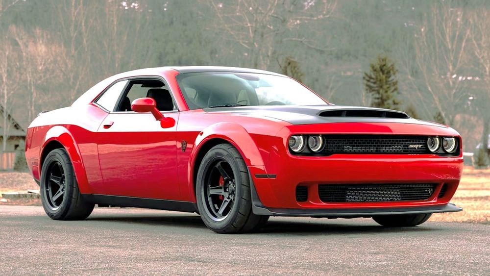 007 2018 dodge challenger srt demon red car2 mecum indy