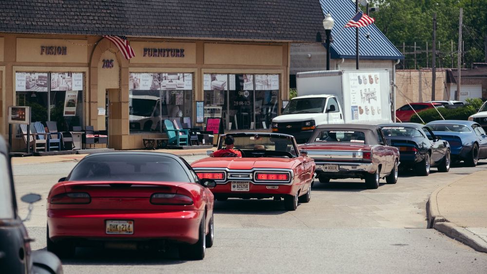 007 2025 HOT ROD Power Tour East Day Three 3 Fort Wayne Indiana War Memorial Cruise