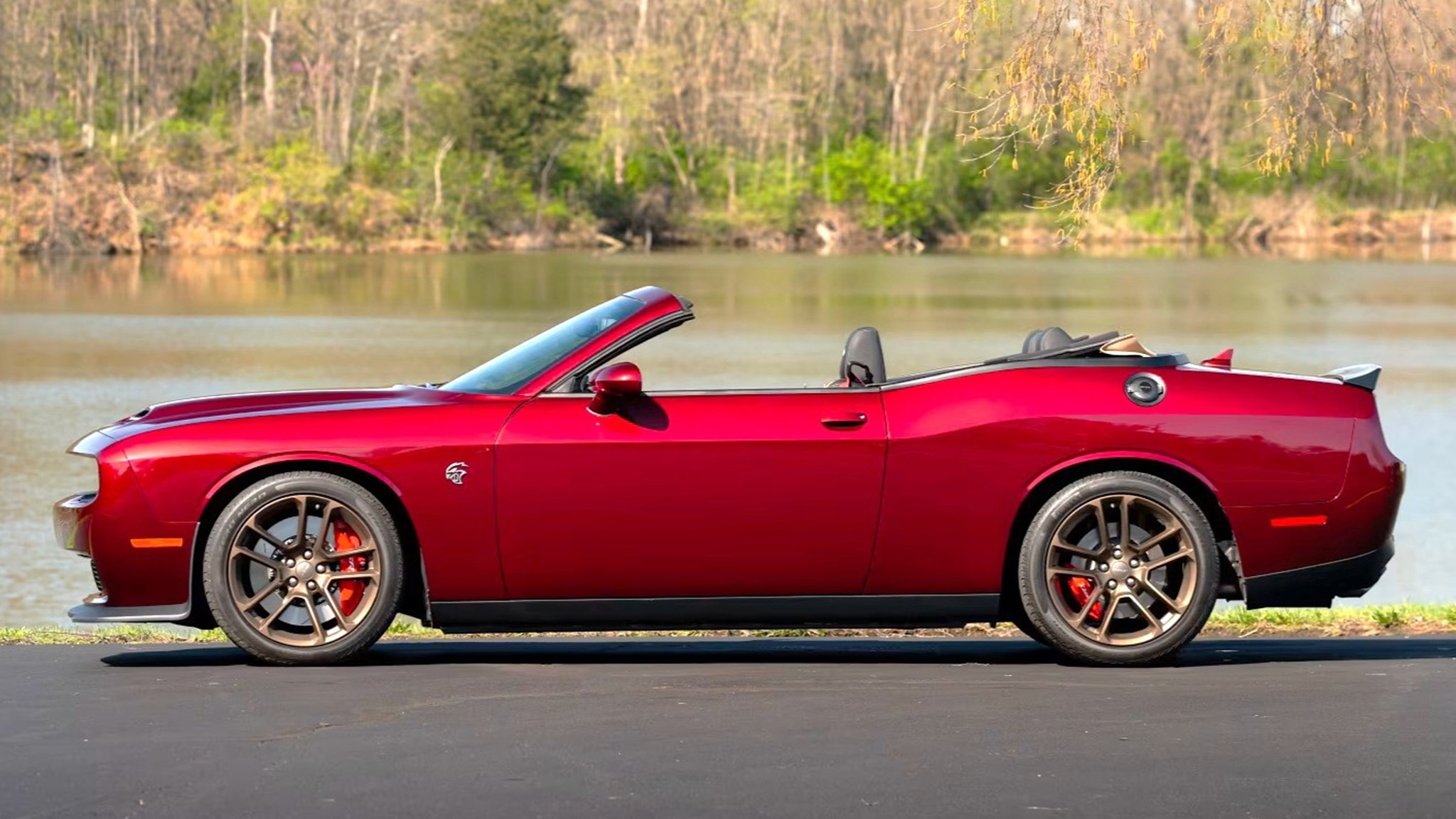 008 2023 dodge challenger srt hellcat convertible profile