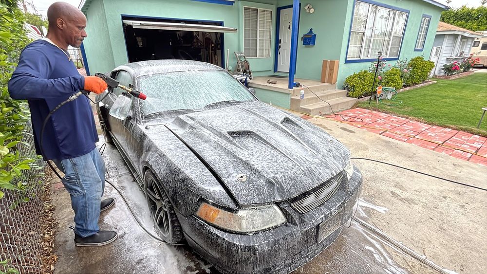 009 2002 ford new edge mustang gt build part 2 cleaning project black beauty soap