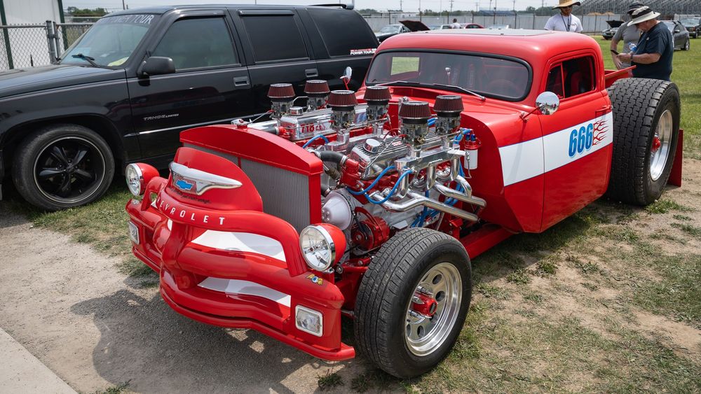 010 2025 HOT ROD Power Tour East Day Four 4 Monroe Michigan Cruise