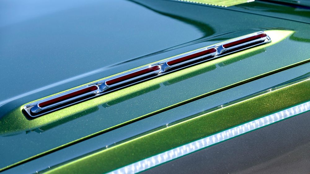 011 1968 dodge dart hemi pro street mecum auction hood insert