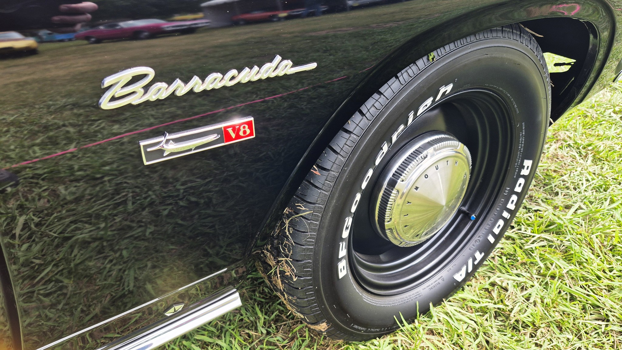 011 1968 plymouth barracuda fender emblems