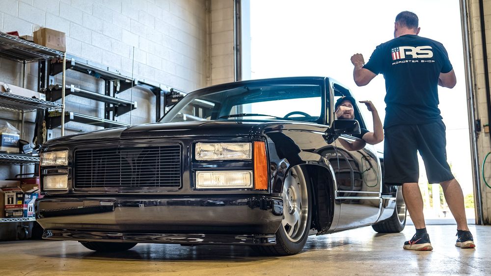 011 1990 Chevrolet Chevy OBS Truck Roadster Shop Build Low Pro Chassis TPI