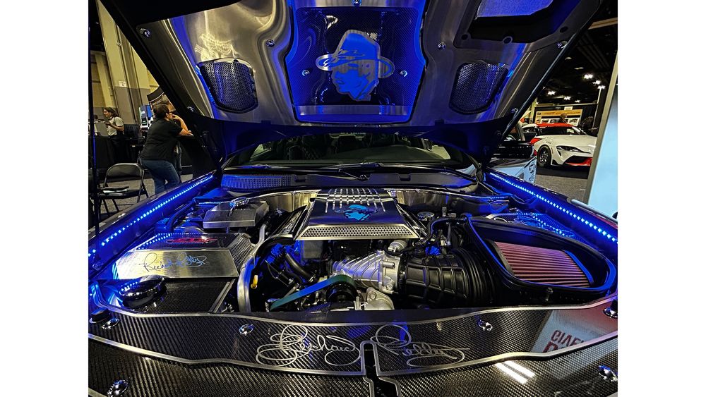 012 high performance expo hpx 2025 pettys garage dodge charger hellcat lights