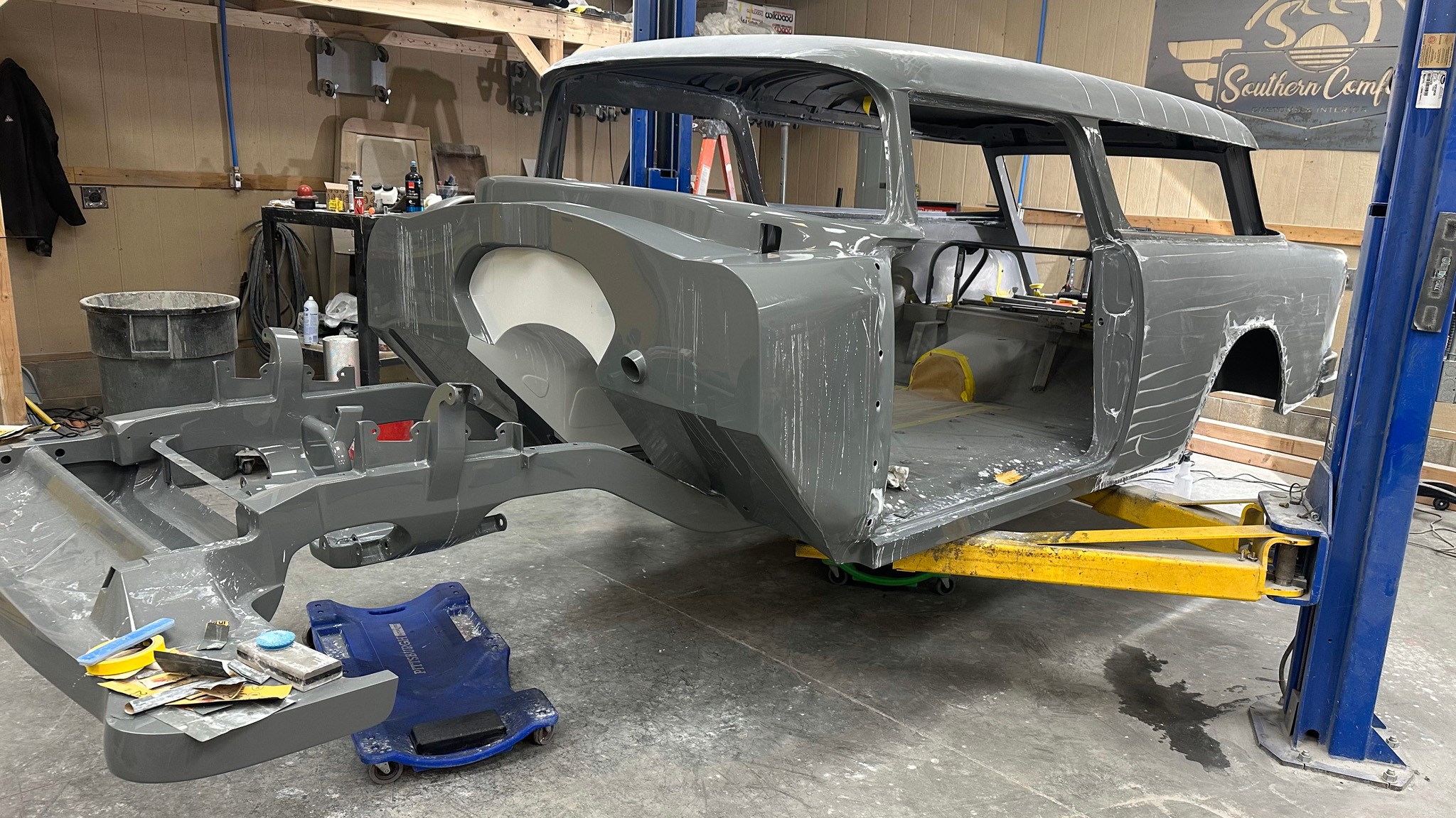 013 1955 Chevrolet Chevy Nomad GrayMadder Gray Madder Ridler 2025 Sounther Comfort Winner Build