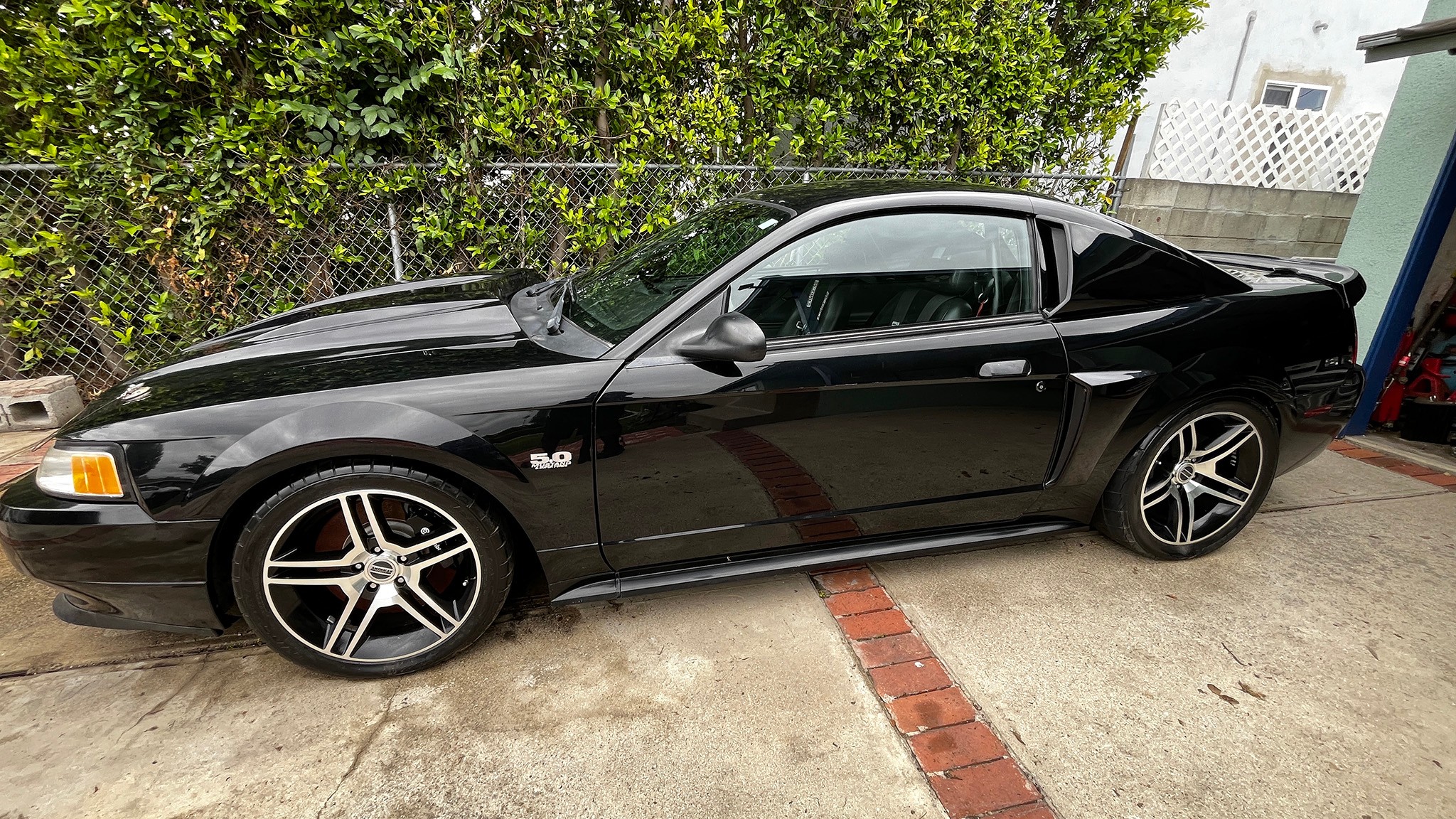 015 2002 ford new edge mustang gt build part 2 cleaning project black beauty clean car
