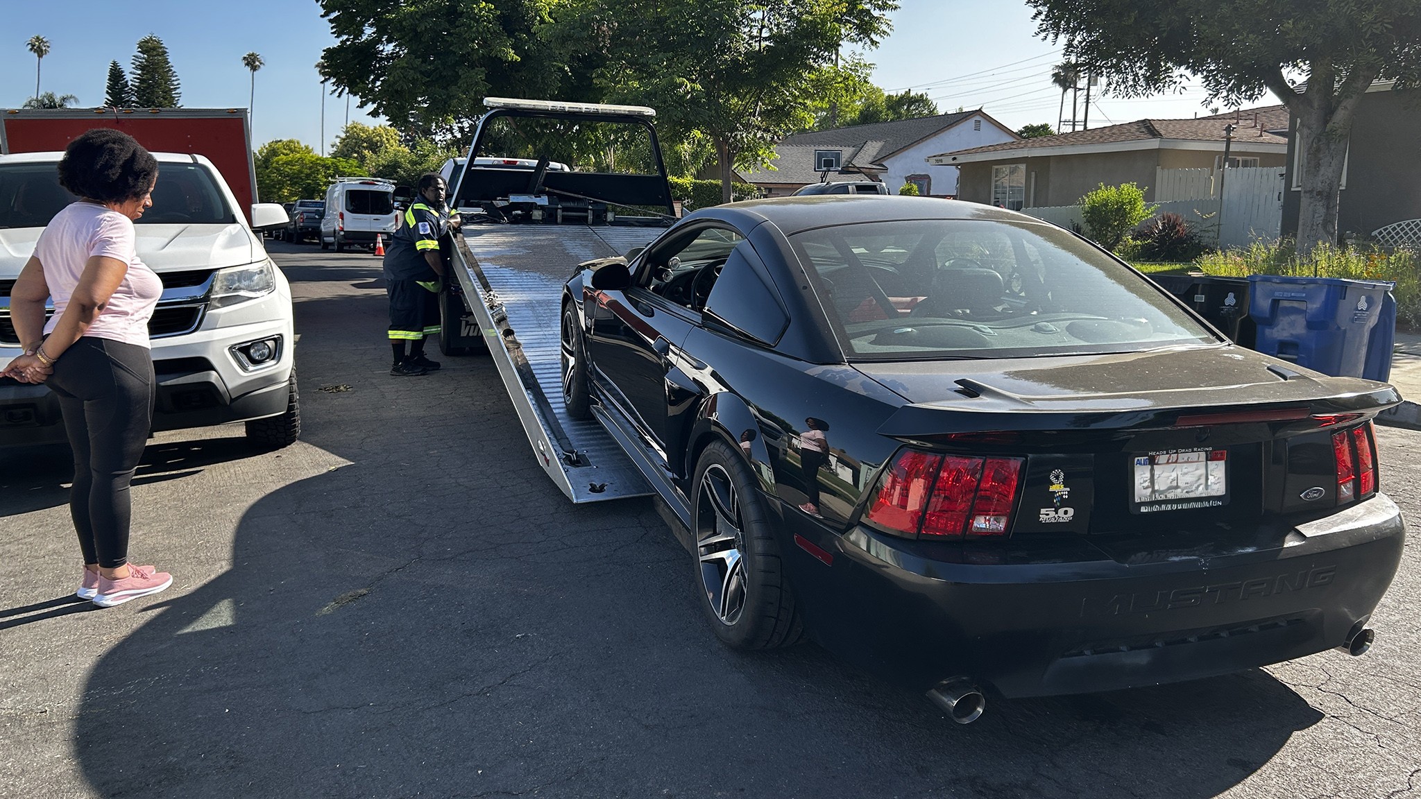 015 2002 ford new edge mustang gt build part 3 mickey thompson tires transport
