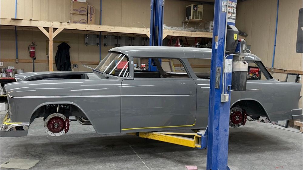 017 1955 Chevrolet Chevy Nomad GrayMadder Gray Madder Ridler 2025 Sounther Comfort Winner Build