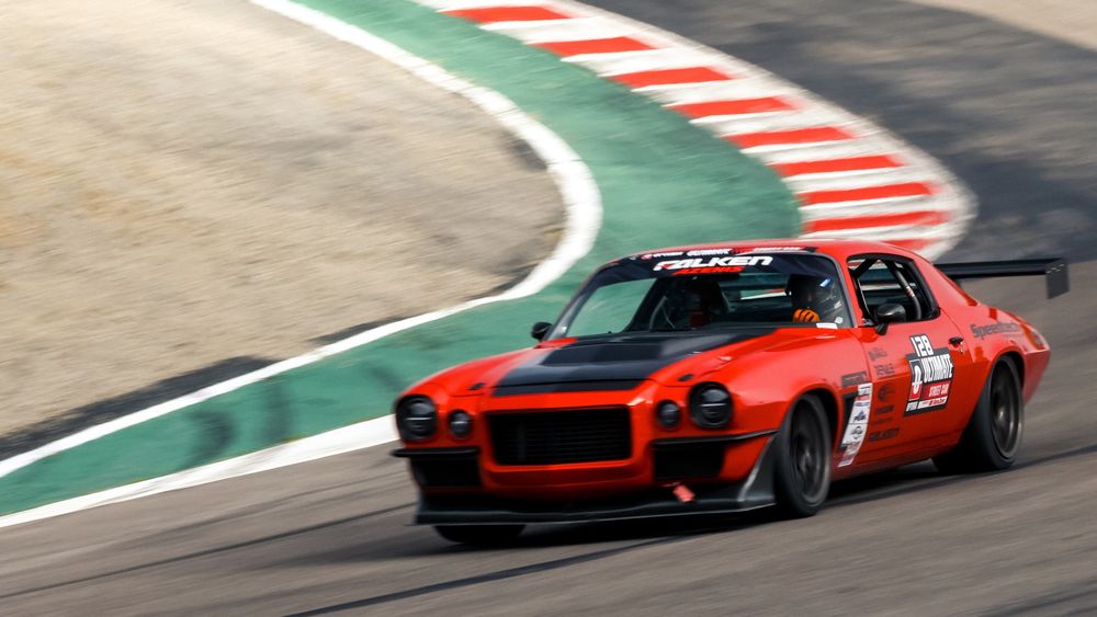 017 Nick Relampagos 1970 Chevrolet Camaro DriveOPTIMA Laguna Seca 2024