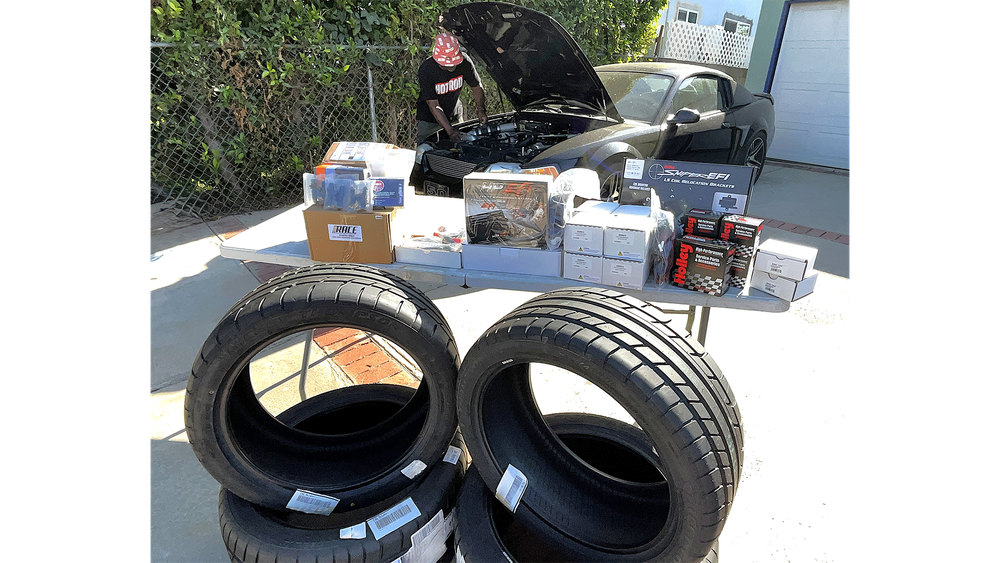 Project Black Beauty, Part 3: Mickey Thompson Street Comp tires get our 2002 Ford Mustang GT rolling again.